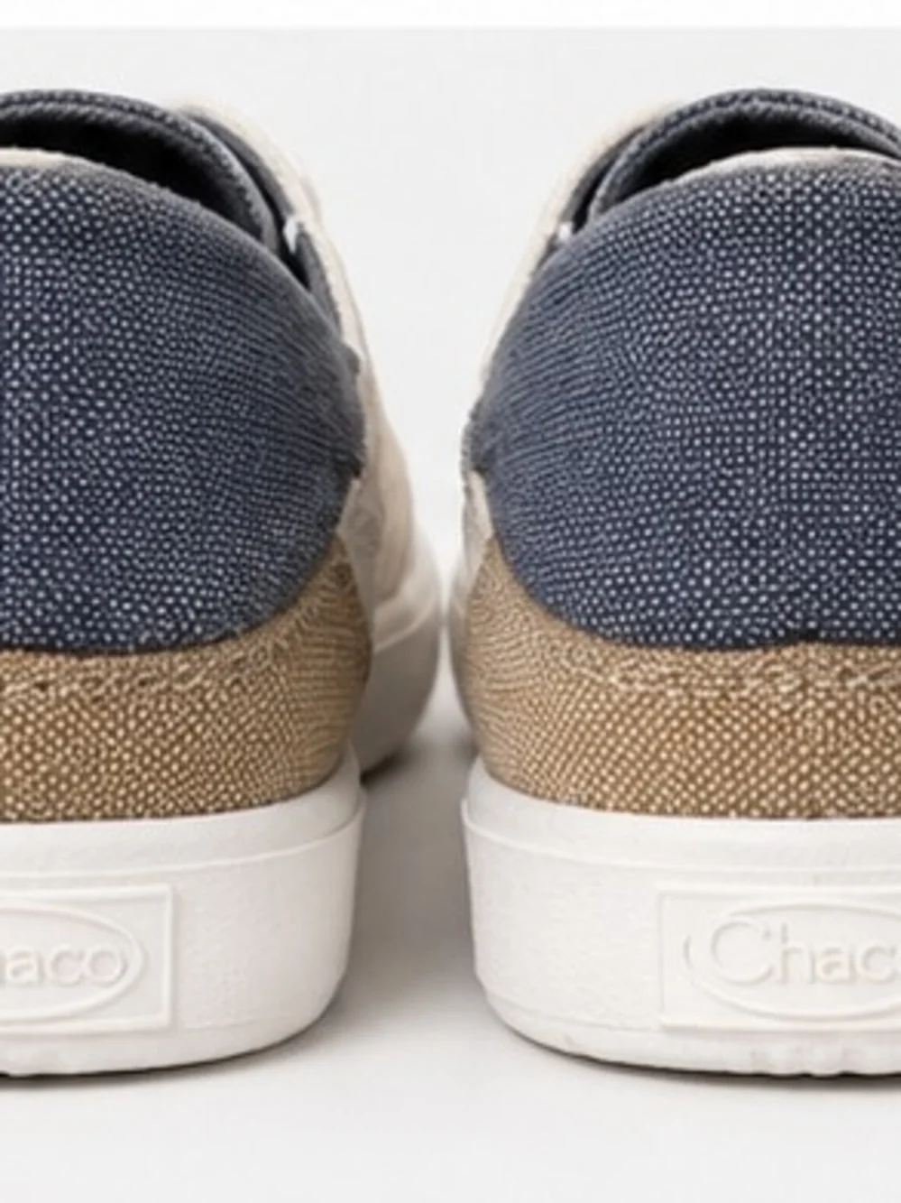 Chacos Women’s Two-Tone Gray and Cream Boat Shoes